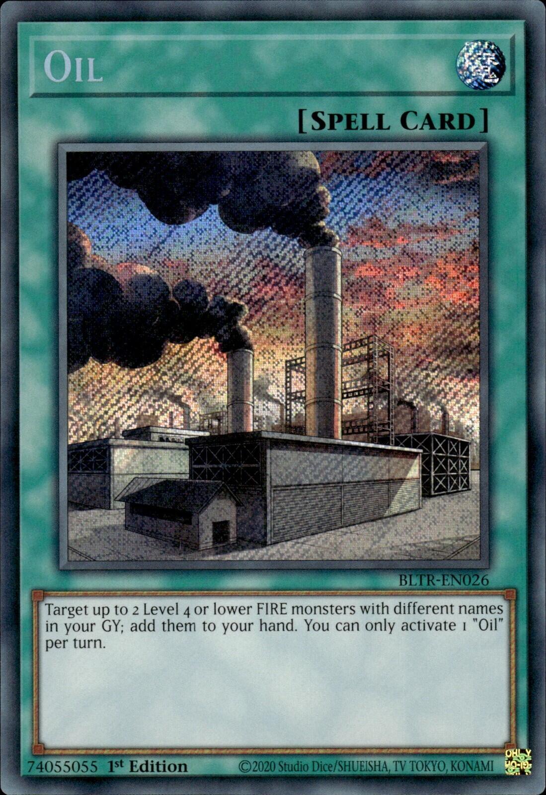 Oil [BLTR-EN026] Secret Rare | Exor Games Summserside