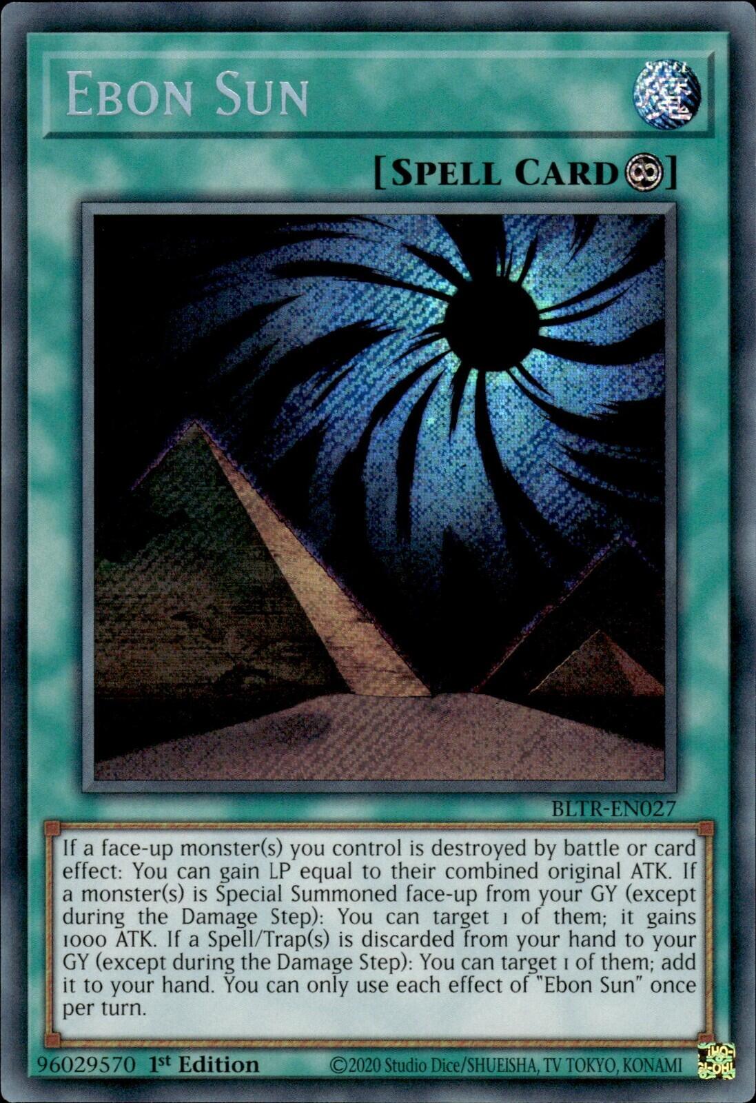 Ebon Sun [BLTR-EN027] Secret Rare | Exor Games Summserside