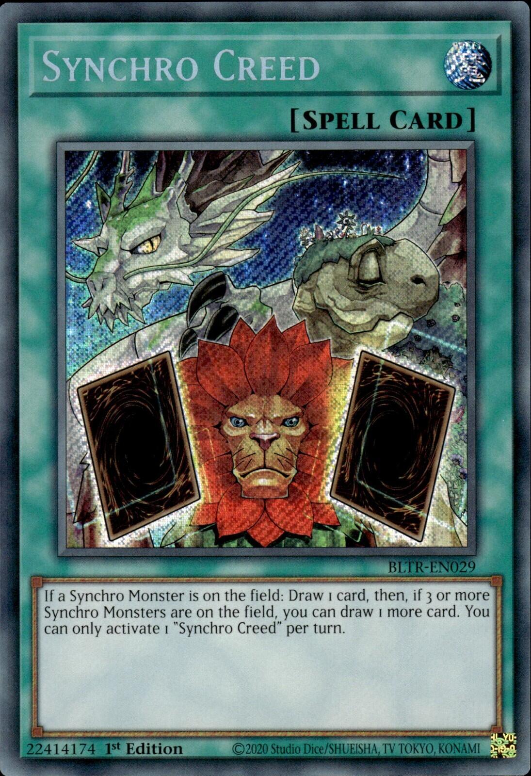 Synchro Creed [BLTR-EN029] Secret Rare | Exor Games Summserside