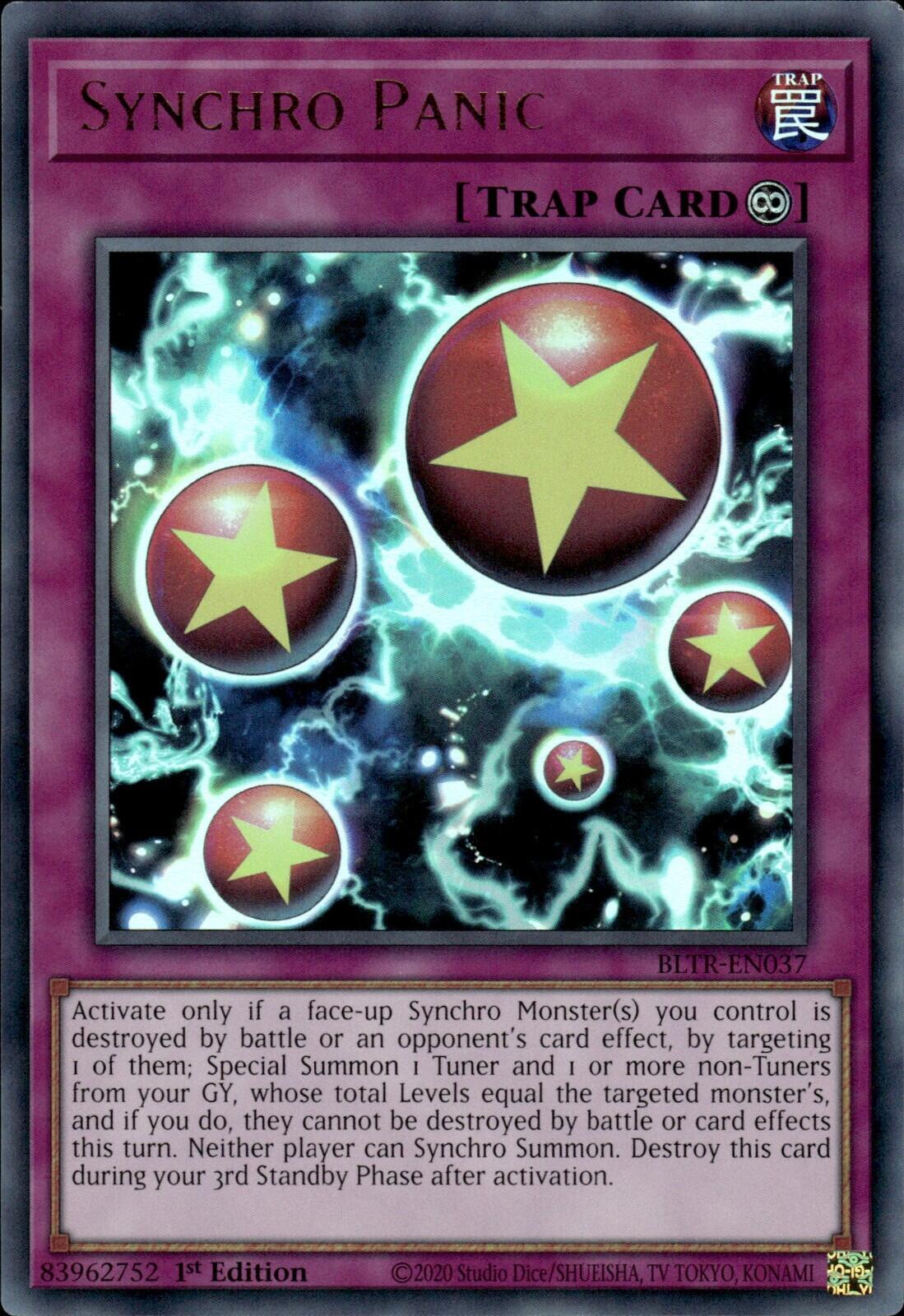 Synchro Panic [BLTR-EN037] Ultra Rare | Exor Games Summserside