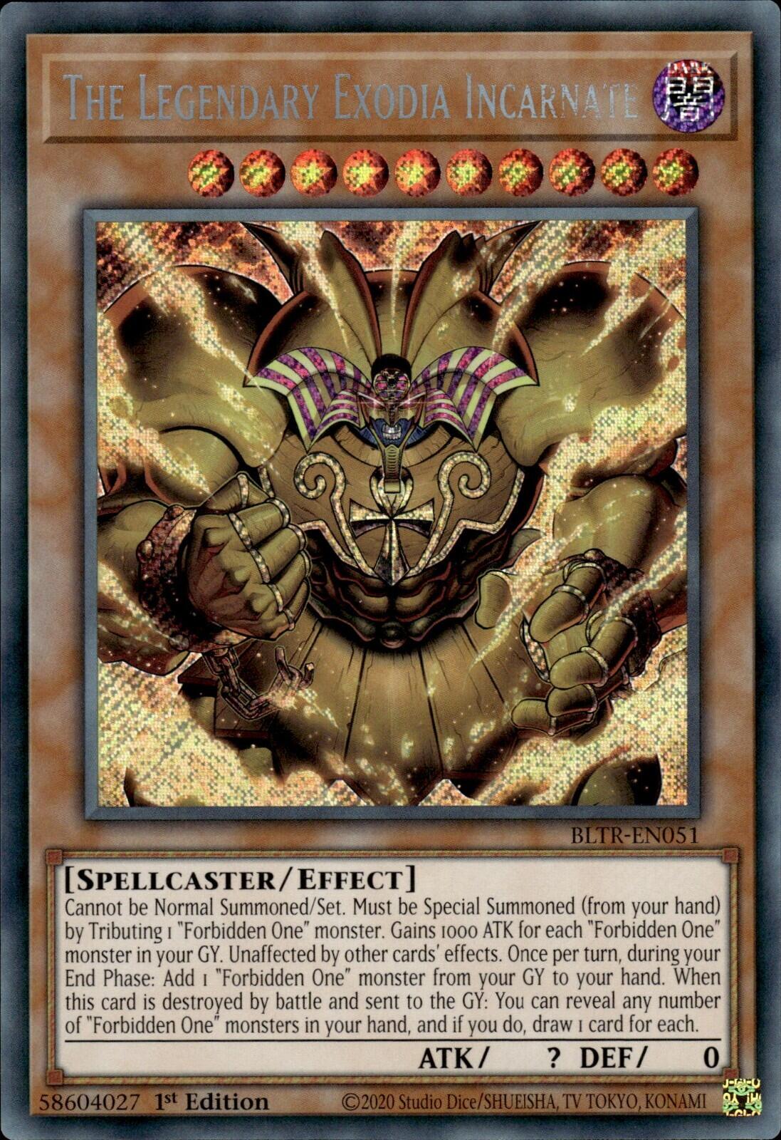 The Legendary Exodia Incarnate [BLTR-EN051] Secret Rare | Exor Games Summserside
