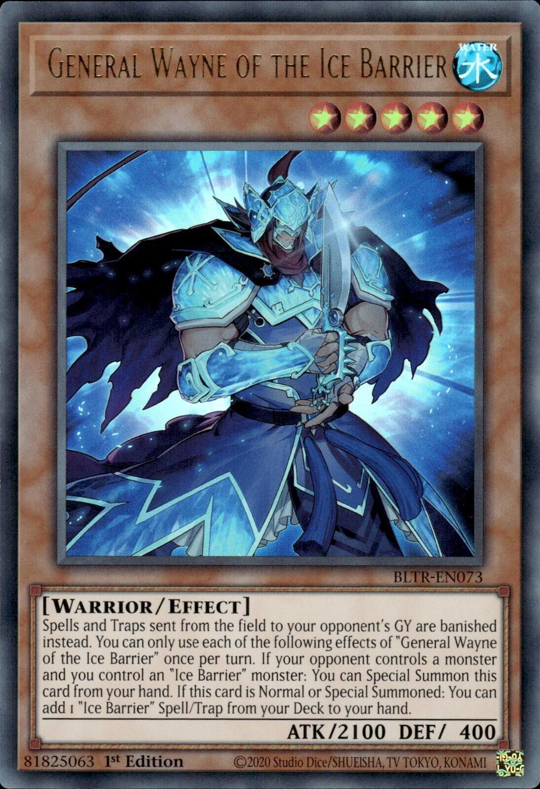 General Wayne of the Ice Barrier [BLTR-EN073] Ultra Rare | Exor Games Summserside