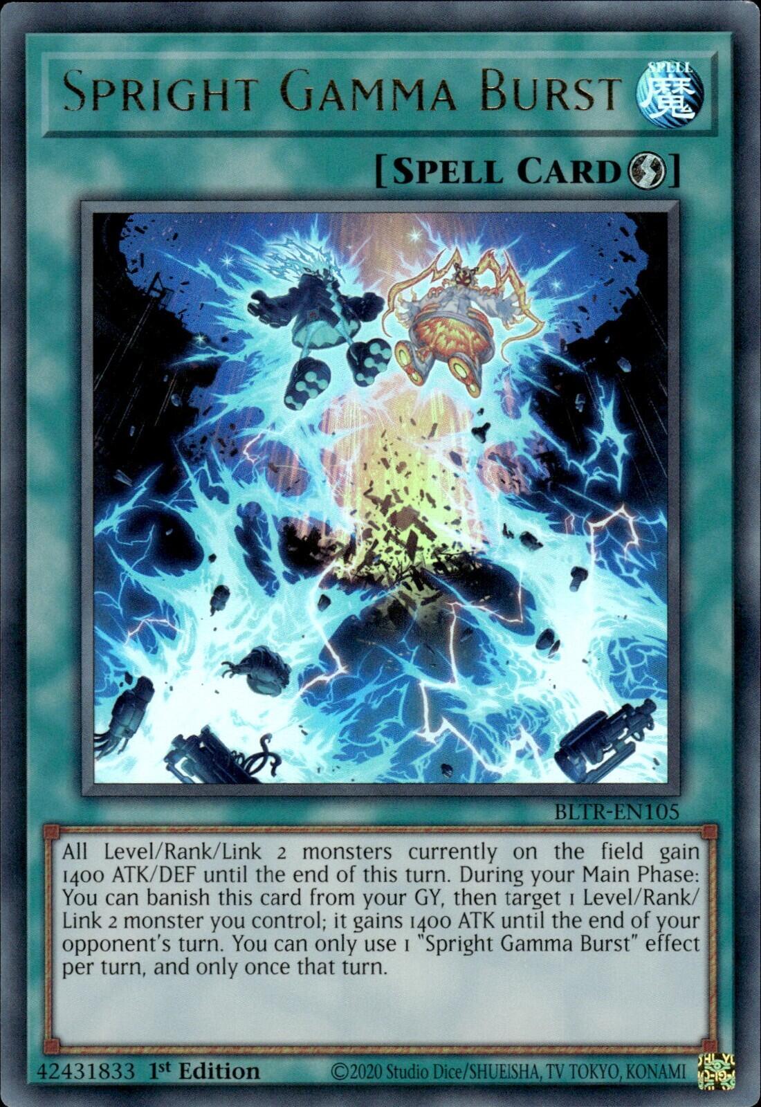 Spright Gamma Burst [BLTR-EN105] Ultra Rare | Exor Games Summserside