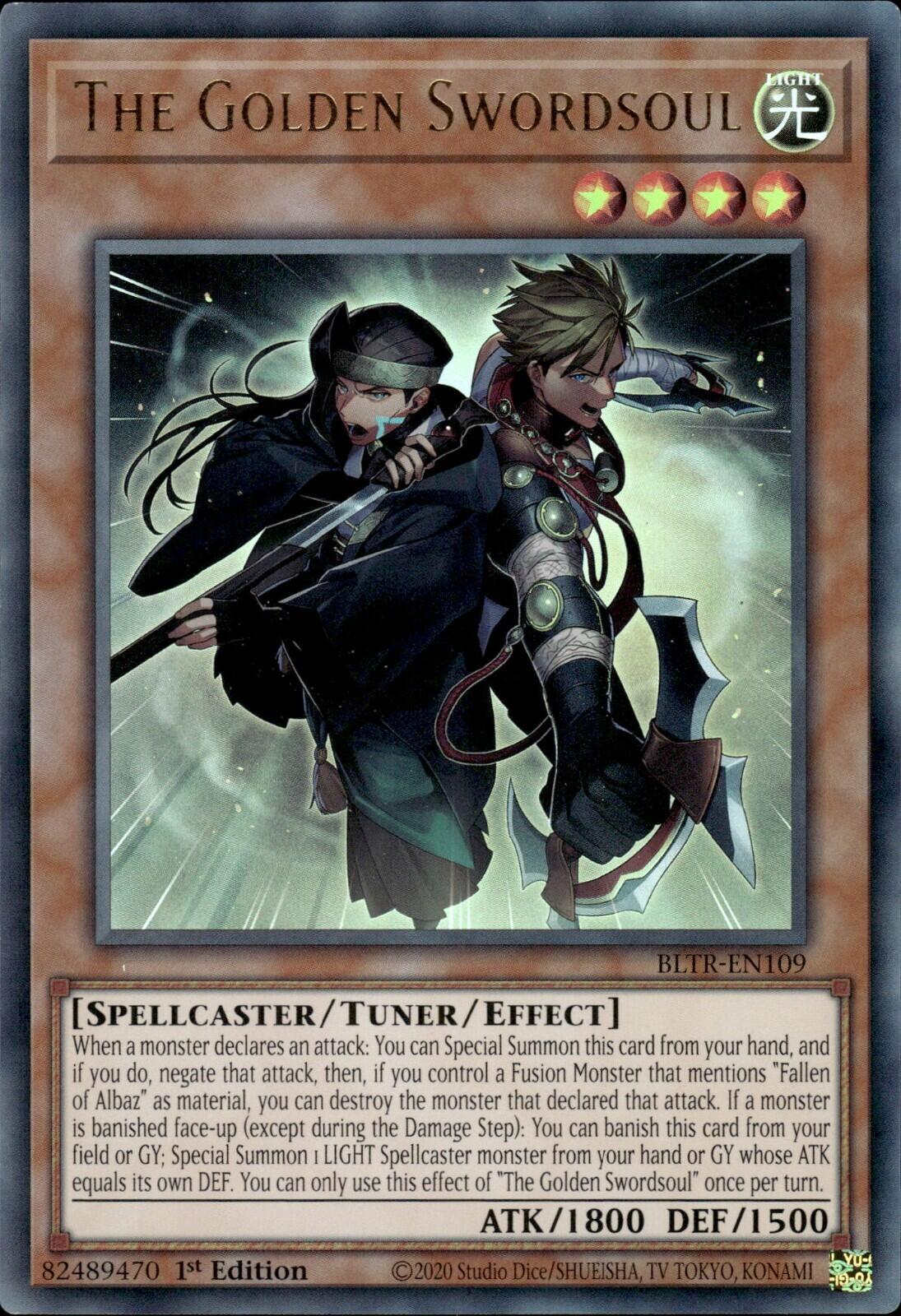 The Golden Swordsoul [BLTR-EN109] Ultra Rare | Exor Games Summserside