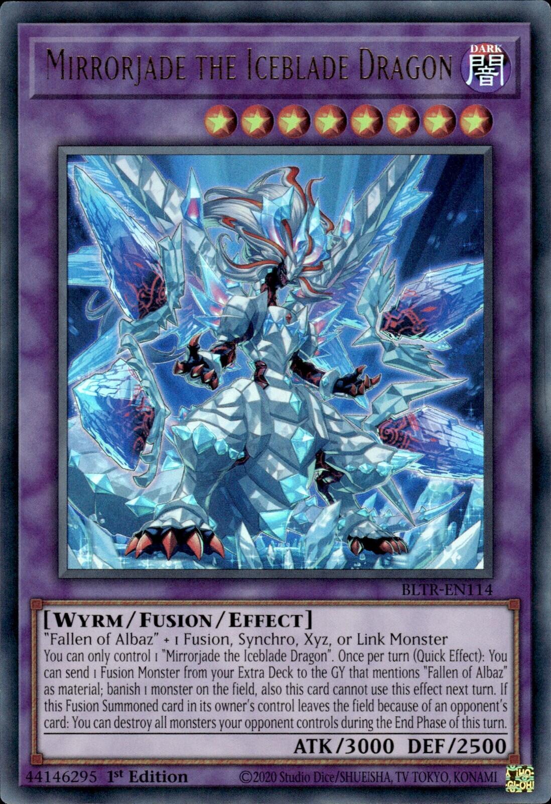 Mirrorjade the Iceblade Dragon [BLTR-EN114] Ultra Rare | Exor Games Summserside