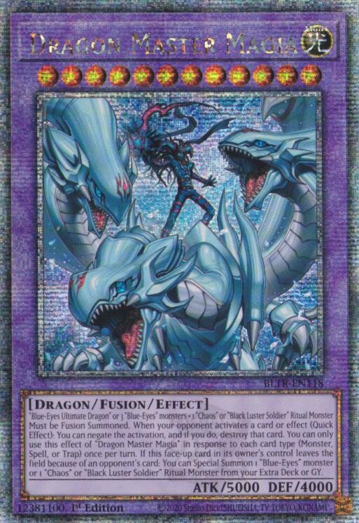 Dragon Master Magia (Quarter Century Secret Rare) [BLTR-EN118] Quarter Century Secret Rare | Exor Games Summserside