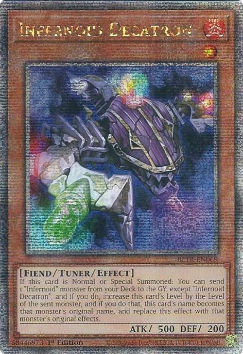 Infernoid Decatron (Quarter Century Secret Rare) [BLTR-EN069] Quarter Century Secret Rare | Exor Games Summserside