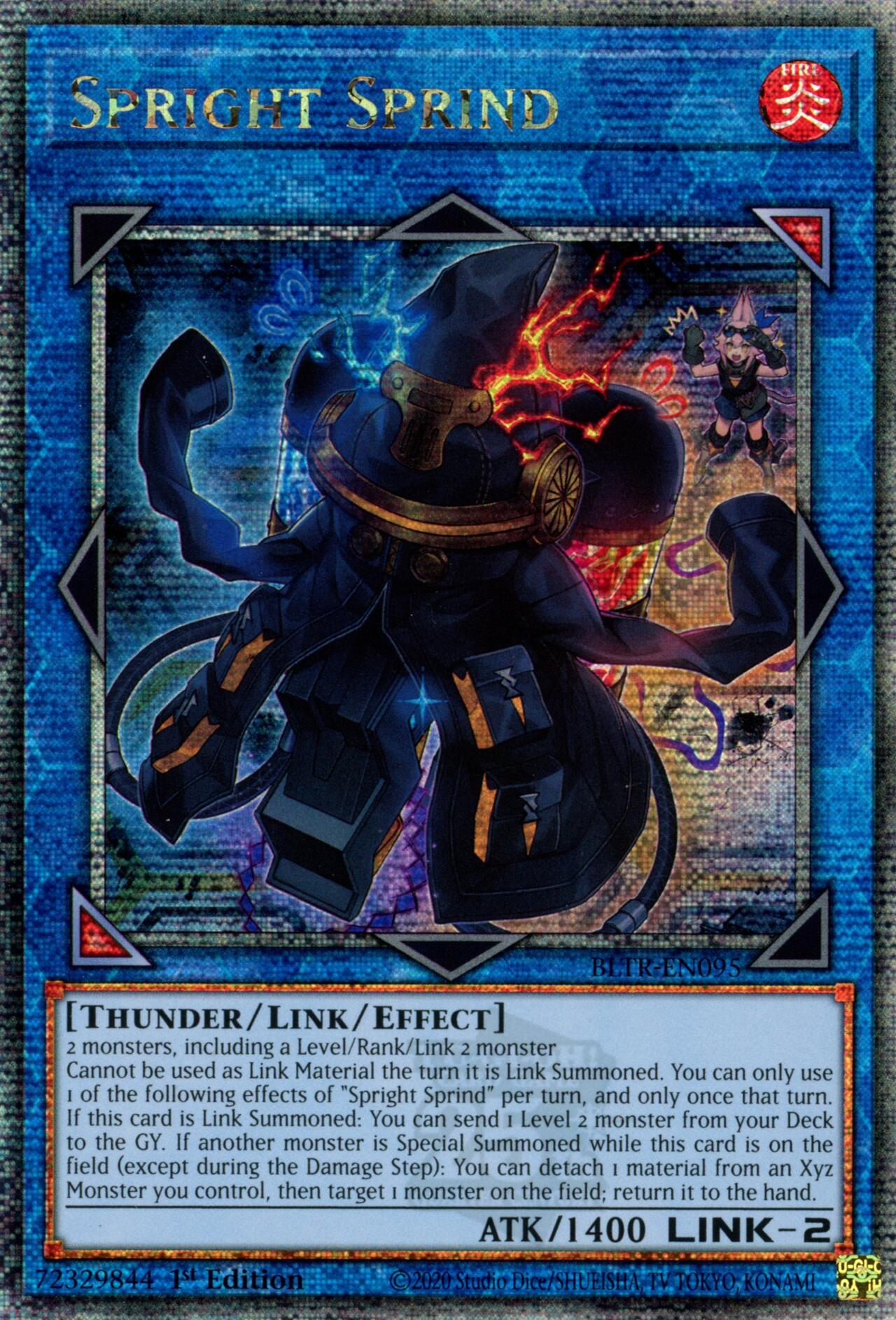 Spright Sprind (Quarter Century Secret Rare) [BLTR-EN095] Quarter Century Secret Rare | Exor Games Summserside