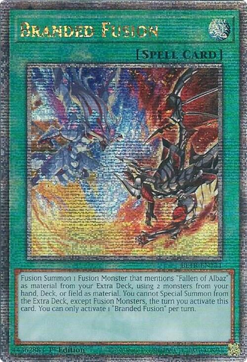 Branded Fusion (Quarter Century Secret Rare) [BLTR-EN111] Quarter Century Secret Rare | Exor Games Summserside