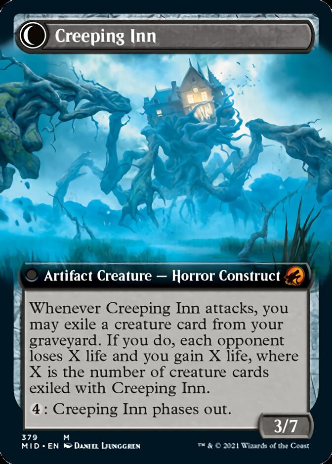 Hostile Hostel // Creeping Inn (Extended Art) [Innistrad: Midnight Hunt] | Exor Games Summserside