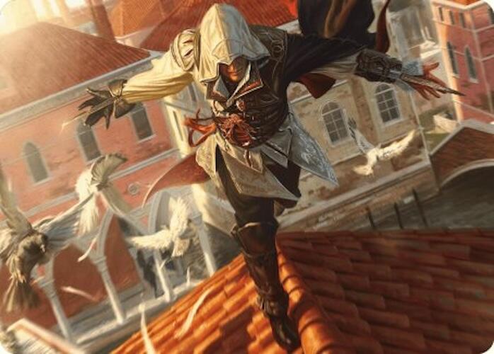 Ezio, Blade of Vengeance Art Card [Assassin's Creed Art Series] | Exor Games Summserside