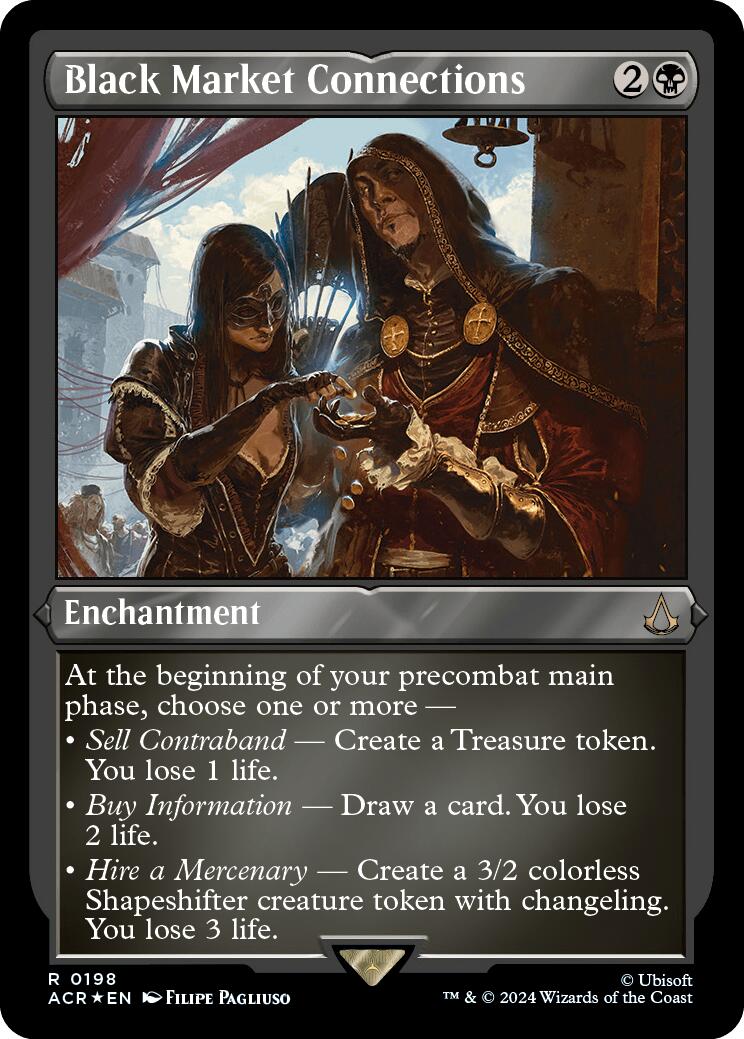 Black Market Connections (Foil Etched) [Assassin's Creed] | Exor Games Summserside