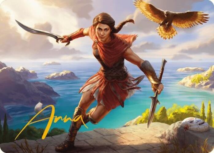 Kassandra, Eagle Bearer Art Card (Gold-Stamped Signature) [Assassin's Creed Art Series] | Exor Games Summserside