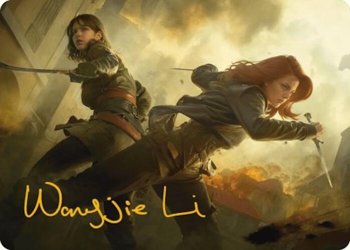 Mary Read and Anne Bonny Art Card (Gold-Stamped Signature) [Assassin's Creed Art Series] | Exor Games Summserside