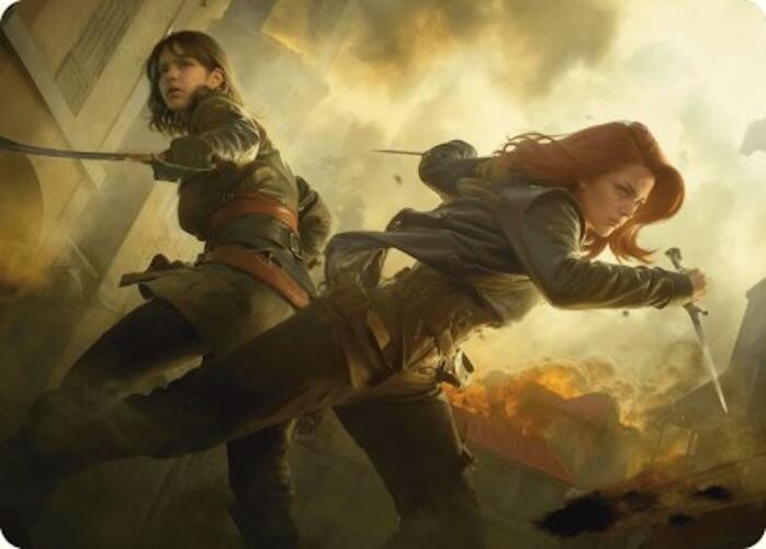 Mary Read and Anne Bonny Art Card [Assassin's Creed Art Series] | Exor Games Summserside