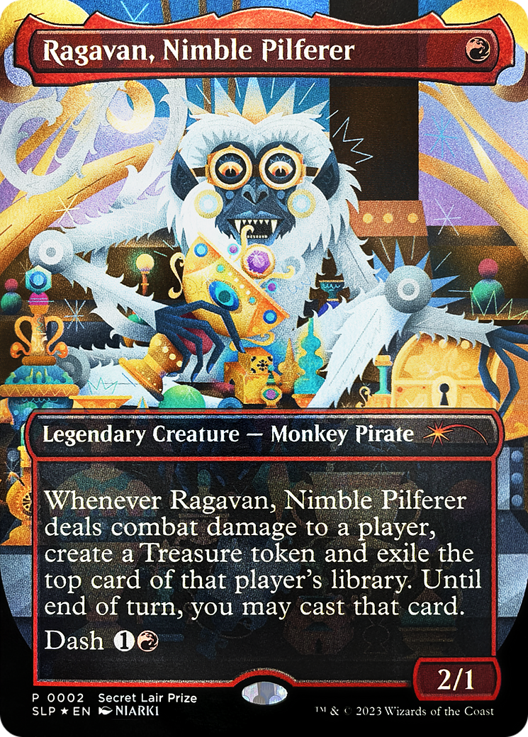 Ragavan, Nimble Pilferer (Borderless) [Secret Lair Showdown] | Exor Games Summserside