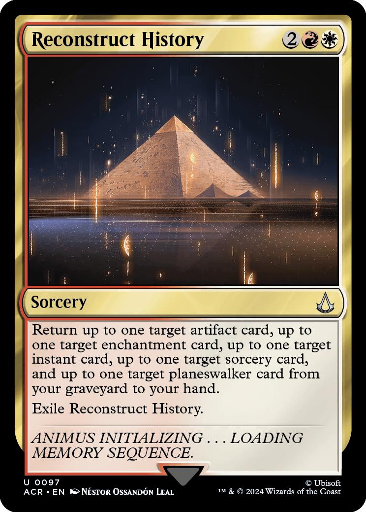 Reconstruct History [Assassin's Creed] | Exor Games Summserside