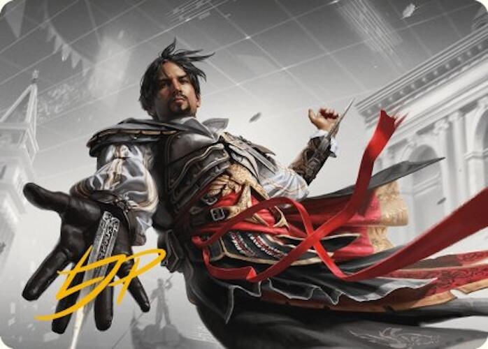 Ezio Auditore da Firenze Art Card (Gold-Stamped Signature) [Assassin's Creed Art Series] | Exor Games Summserside