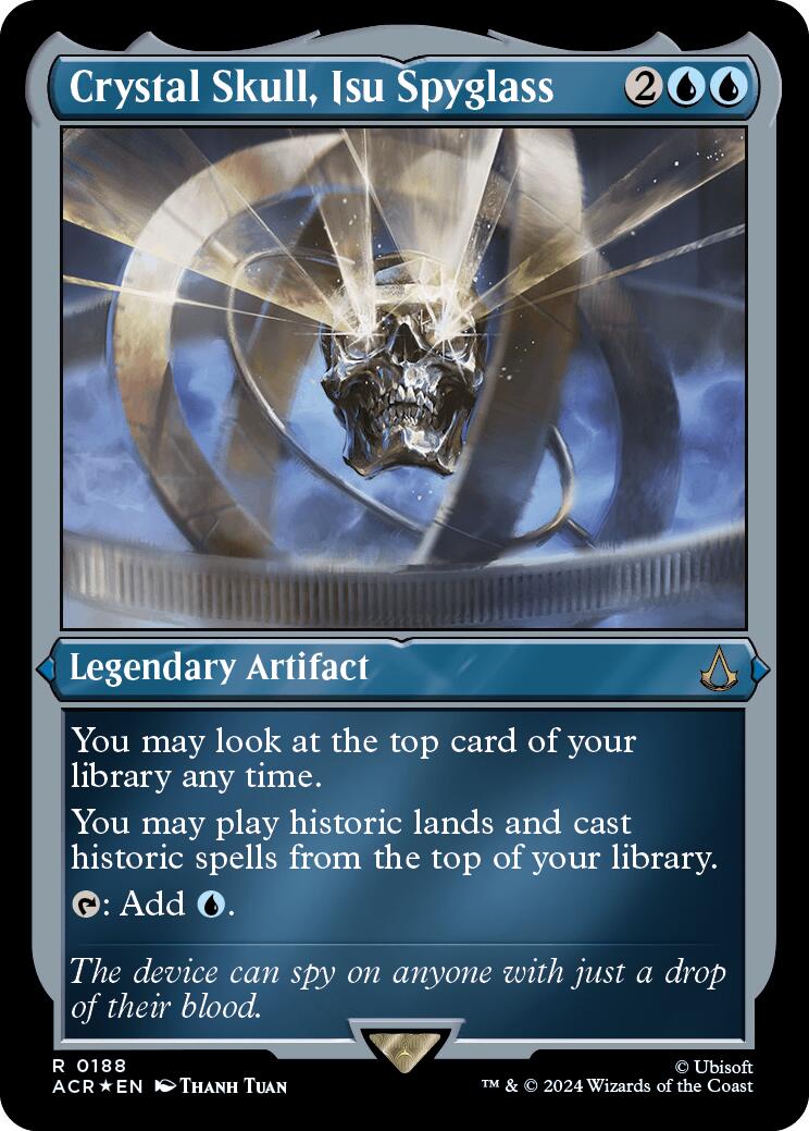 Crystal Skull, Isu Spyglass (Foil Etched) [Assassin's Creed] | Exor Games Summserside