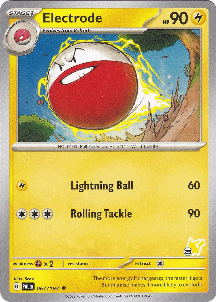 Electrode (067/193) (Pikachu Stamp #25) [Battle Academy 2024] | Exor Games Summserside