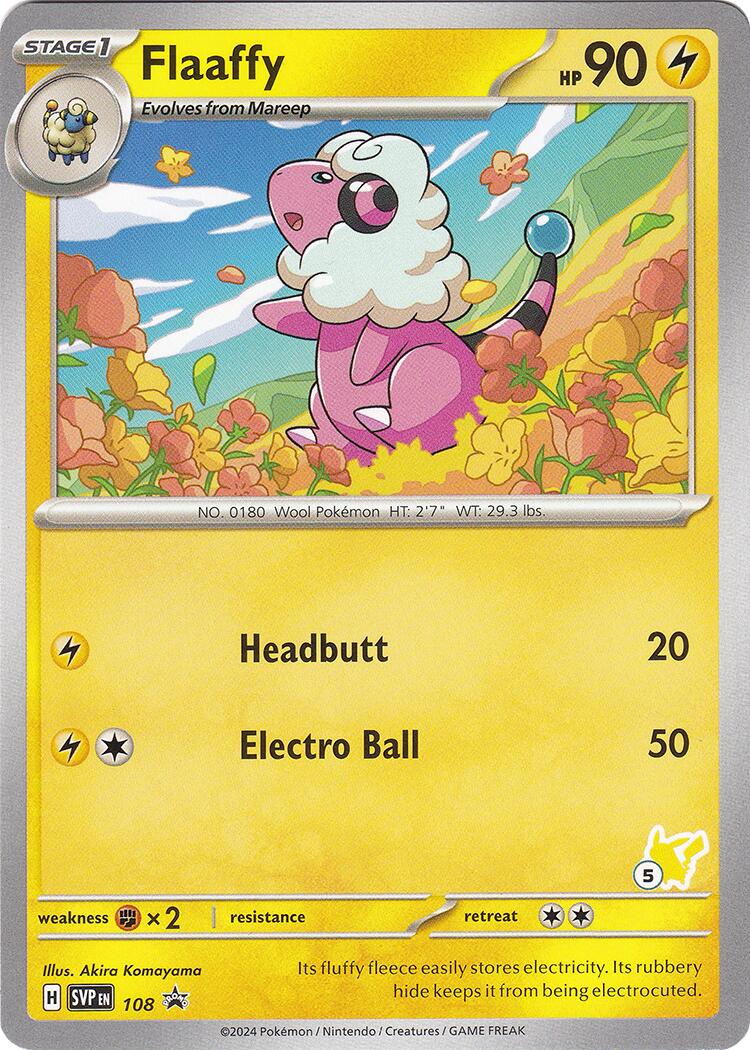 Flaaffy (108) (Pikachu Stamp #5) [Battle Academy 2024] | Exor Games Summserside