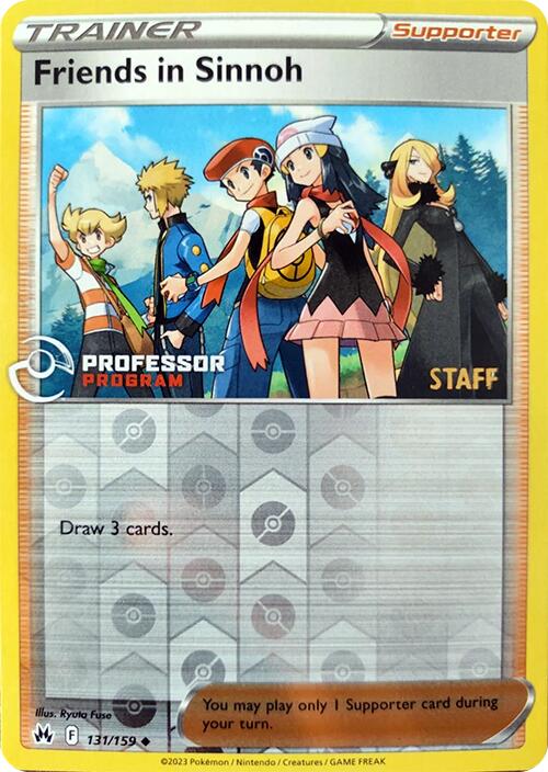 Friends in Sinnoh (131/159) (2023 Staff) [Professor Program Promos] | Exor Games Summserside