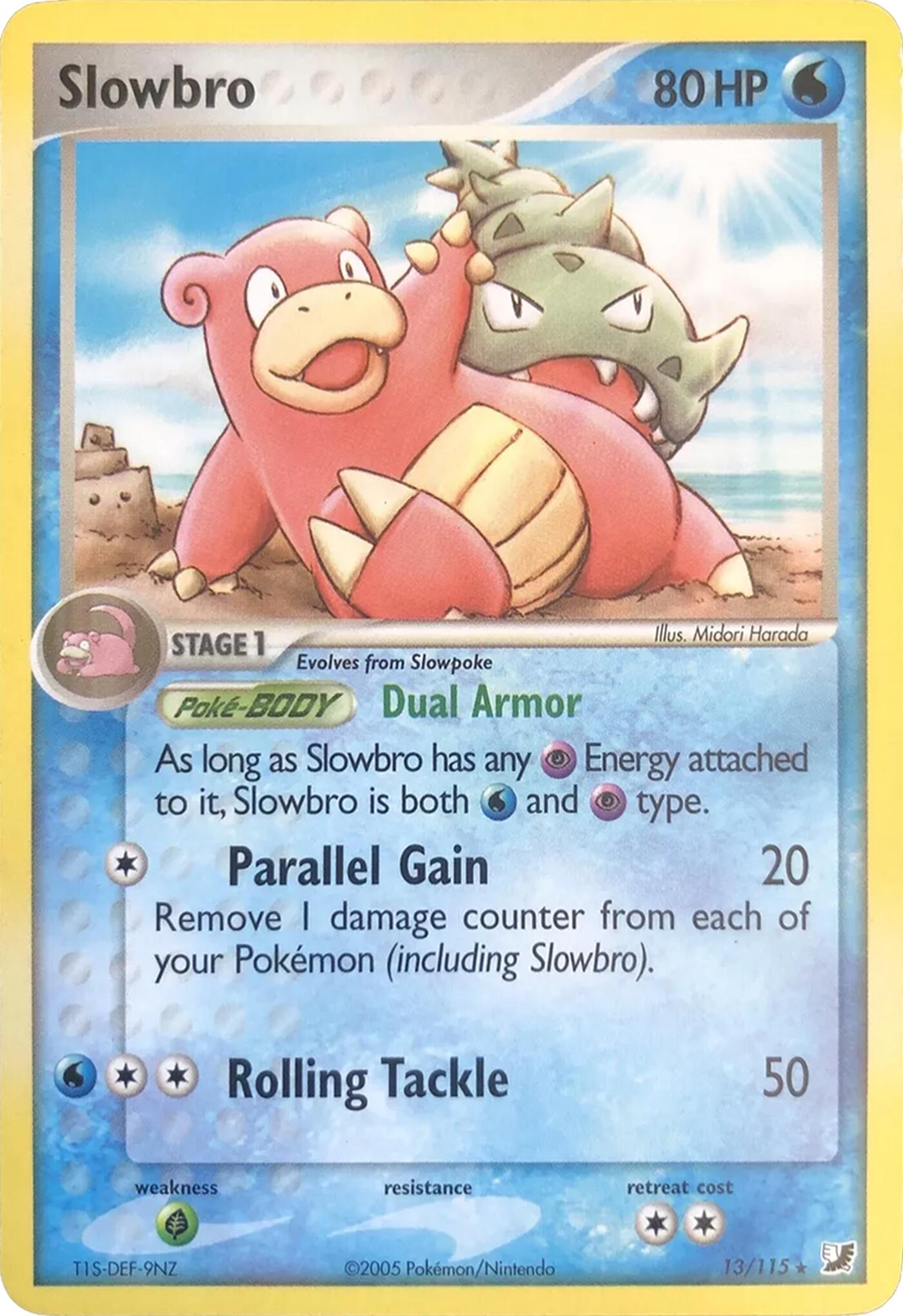 Slowbro (13/115) (Theme Deck Exclusives) [EX: Unseen Forces] | Exor Games Summserside