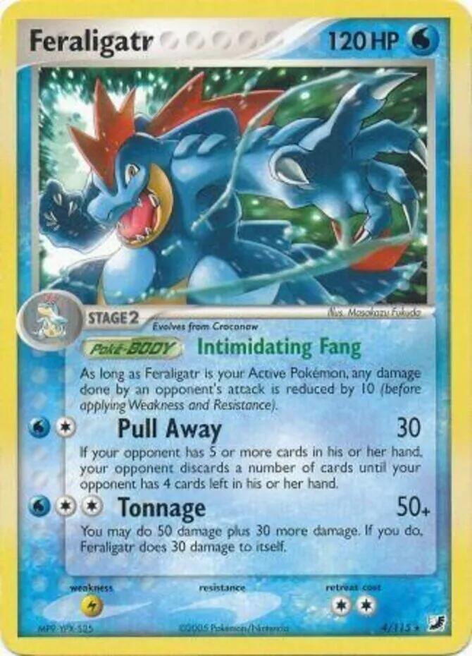 Feraligatr (4/115) (Theme Deck Exclusives) [EX: Unseen Forces] | Exor Games Summserside