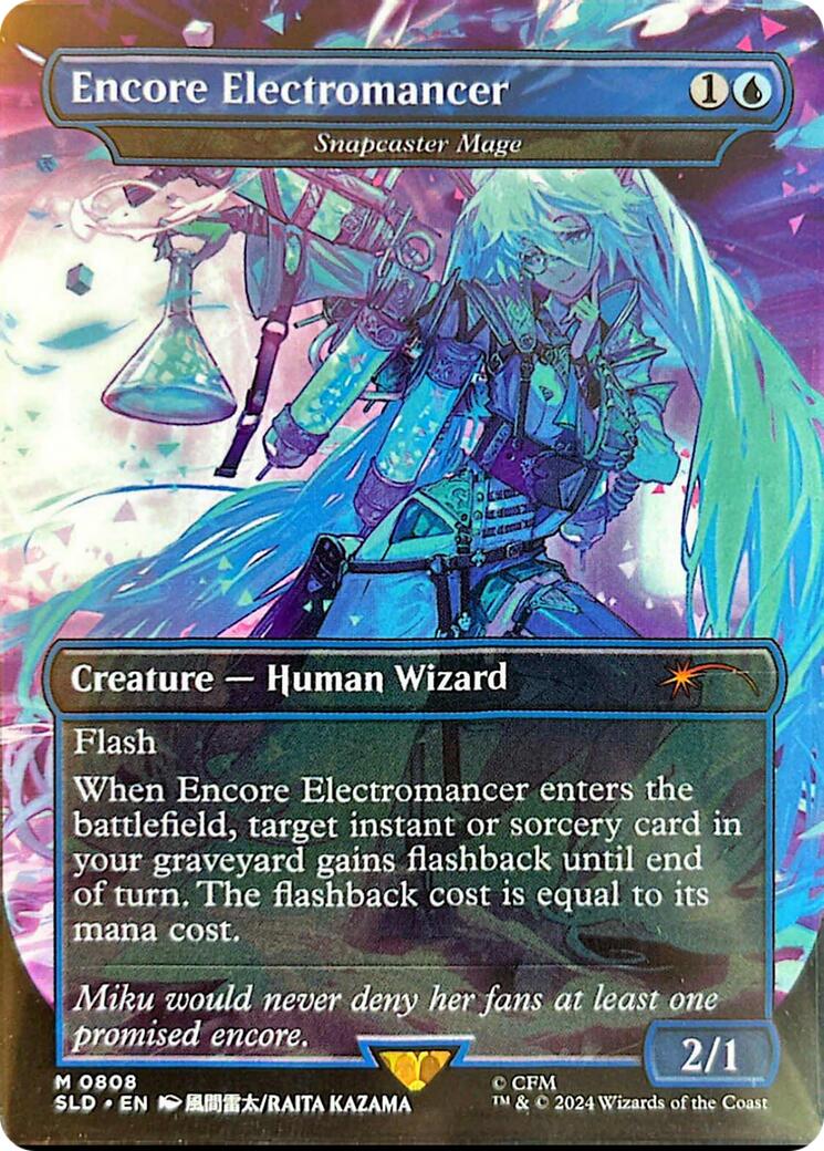 Encore Electromancer - Snapcaster Mage (Rainbow Foil) [Secret Lair Drop Series] | Exor Games Summserside