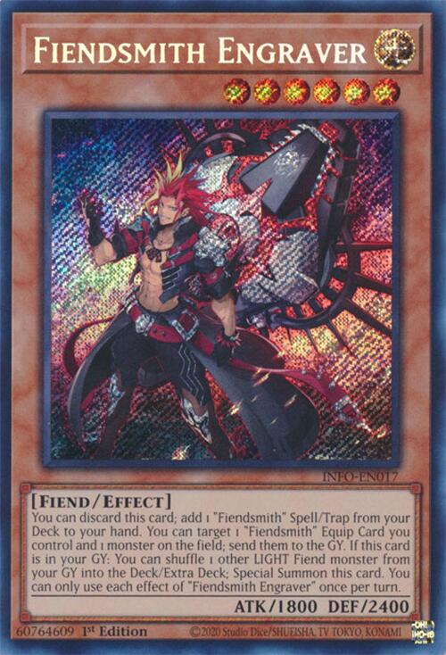 Fiendsmith Engraver [INFO-EN017] Secret Rare | Exor Games Summserside