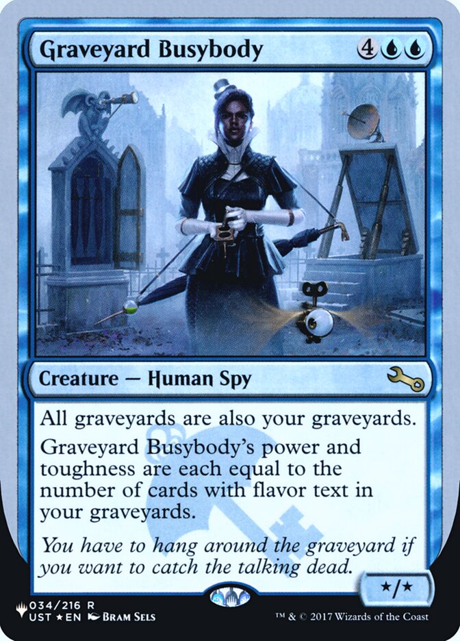 Graveyard Busybody (Unfinity Foil Edition) [The List] | Exor Games Summserside