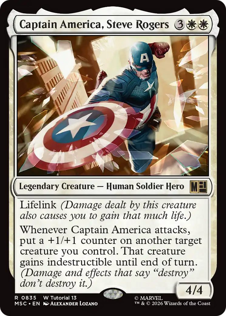 Captain America, Steve Rogers [Marvel Super Heroes Commander] | Exor Games Summserside