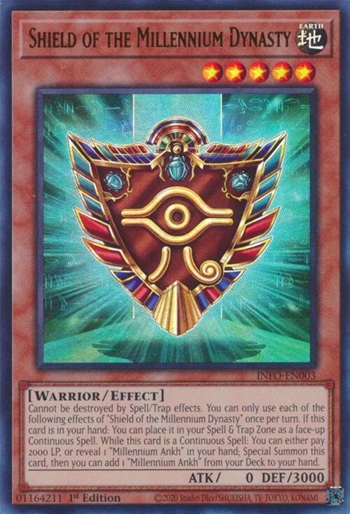 Shield of the Millennium Dynasty [INFO-EN003] Ultra Rare | Exor Games Summserside