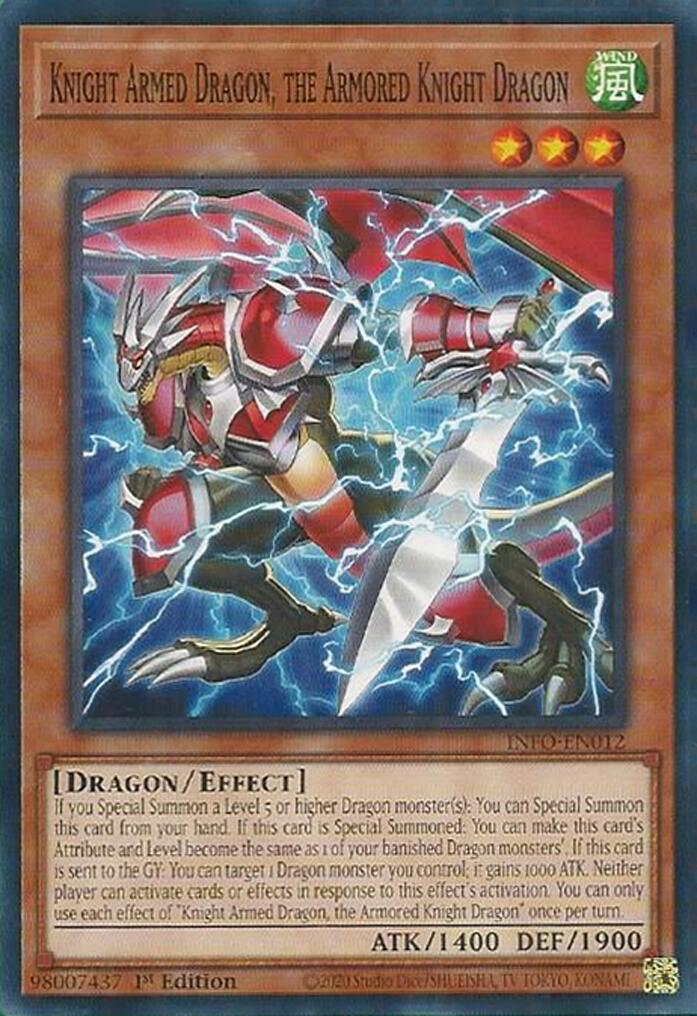 Knight Armed Dragon, the Armored Knight Dragon [INFO-EN012] Common | Exor Games Summserside