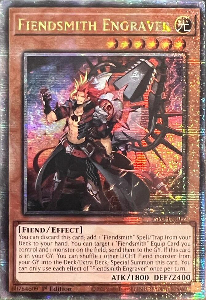 Fiendsmith Engraver (Quarter Century Secret Rare) [INFO-EN017] Quarter Century Secret Rare | Exor Games Summserside