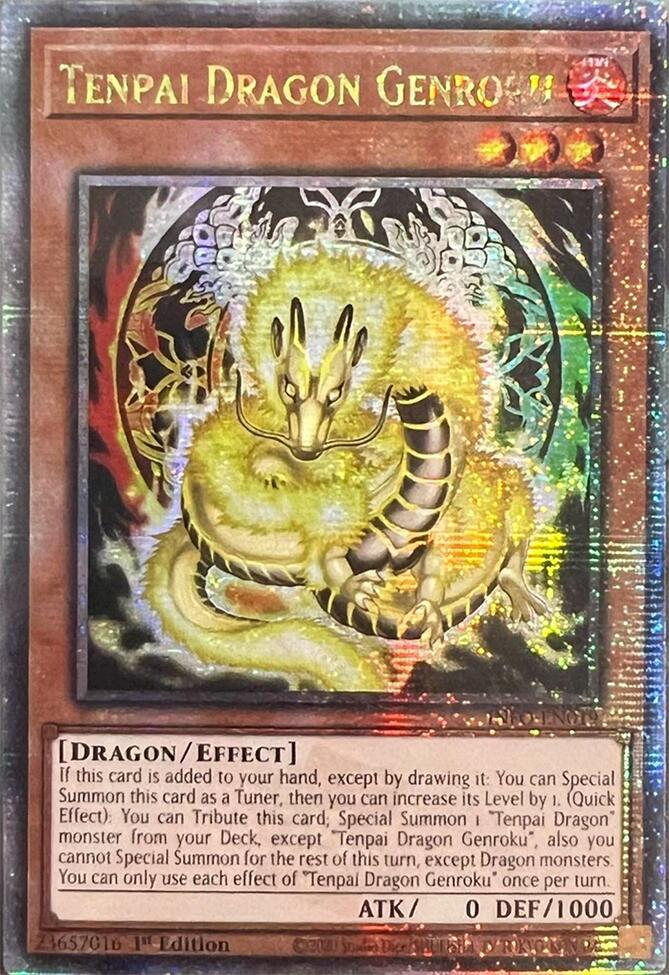 Tenpai Dragon Genroku (Quarter Century Secret Rare) [INFO-EN019] Quarter Century Secret Rare | Exor Games Summserside