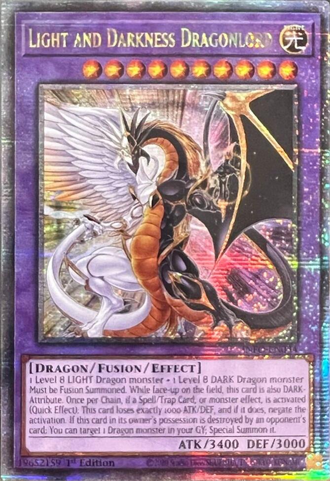 Light and Darkness Dragonlord (Quarter Century Secret Rare) [INFO-EN034] Quarter Century Secret Rare | Exor Games Summserside