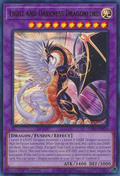 Light and Darkness Dragonlord [INFO-EN034] Ultra Rare | Exor Games Summserside