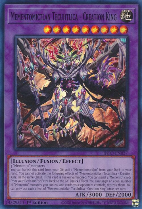 Mementomictlan Tecuhtlica - Creation King [INFO-EN037] Super Rare | Exor Games Summserside