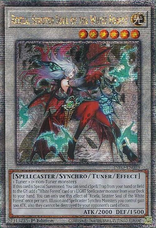 Rciela, Sinister Soul of the White Forest (Quarter Century Secret Rare) [INFO-EN039] Quarter Century Secret Rare | Exor Games Summserside