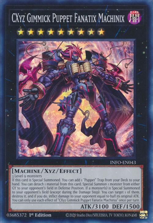 CXyz Gimmick Puppet Fanatix Machinix [INFO-EN043] Super Rare | Exor Games Summserside