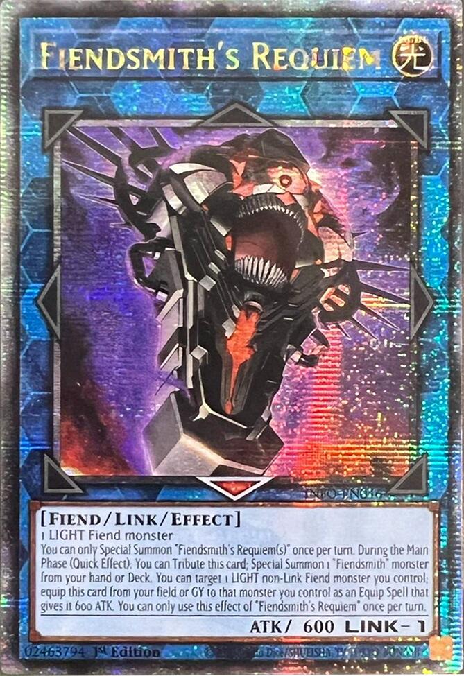 Fiendsmith's Requiem (Quarter Century Secret Rare) [INFO-EN046] Quarter Century Secret Rare | Exor Games Summserside