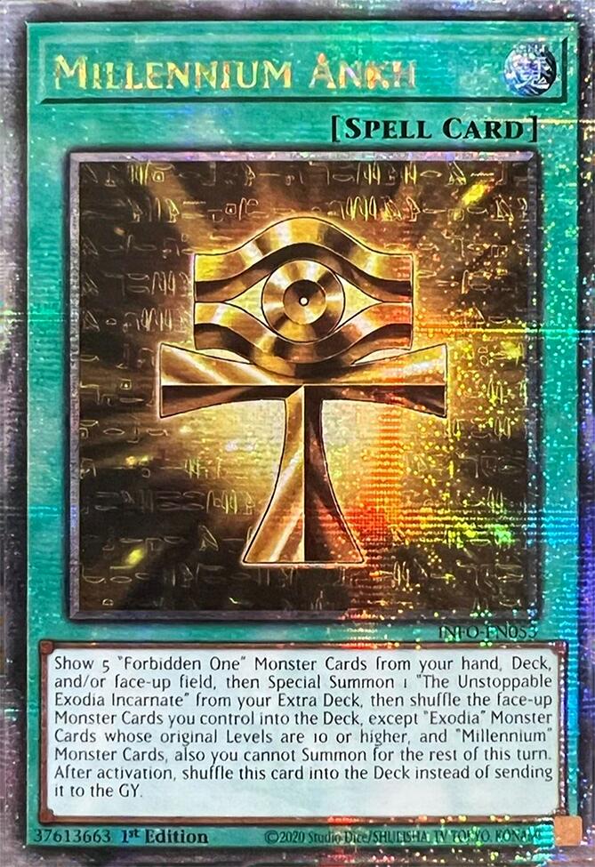 Millennium Ankh (Quarter Century Secret Rare) [INFO-EN053] Quarter Century Secret Rare | Exor Games Summserside