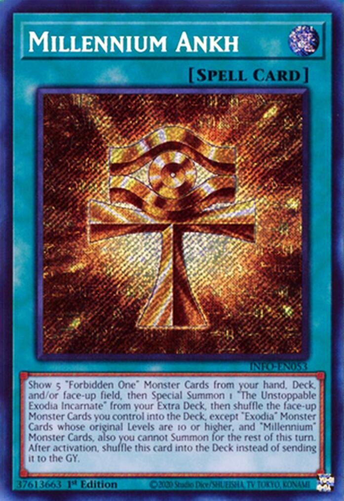 Millennium Ankh [INFO-EN053] Secret Rare | Exor Games Summserside
