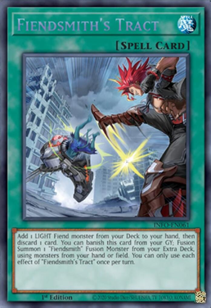 Fiendsmith's Tract [INFO-EN061] Secret Rare | Exor Games Summserside