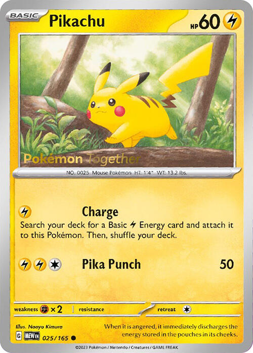 Pikachu (025/165) (PokePost Promo) [Scarlet & Violet: 151] | Exor Games Summserside