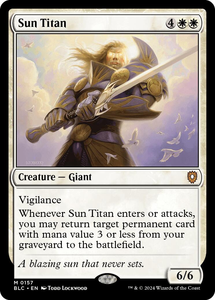 Sun Titan [Bloomburrow Commander] | Exor Games Summserside