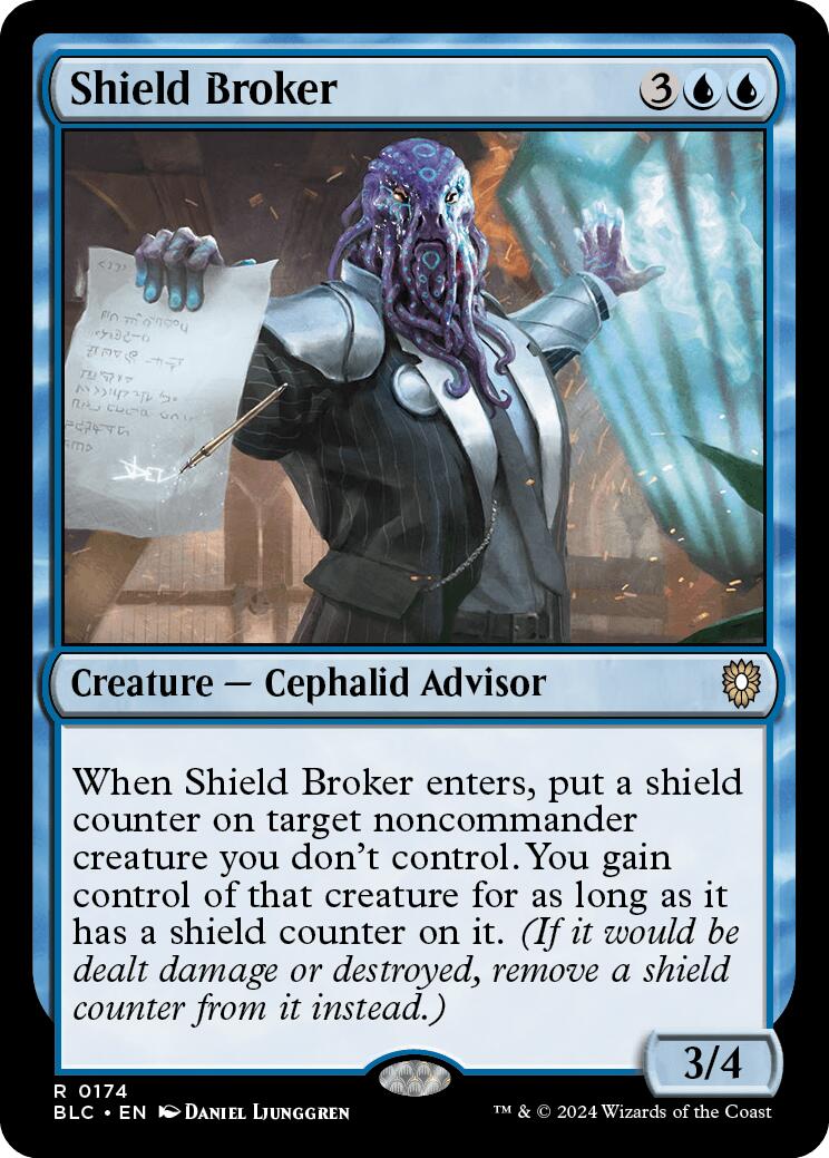 Shield Broker [Bloomburrow Commander] | Exor Games Summserside