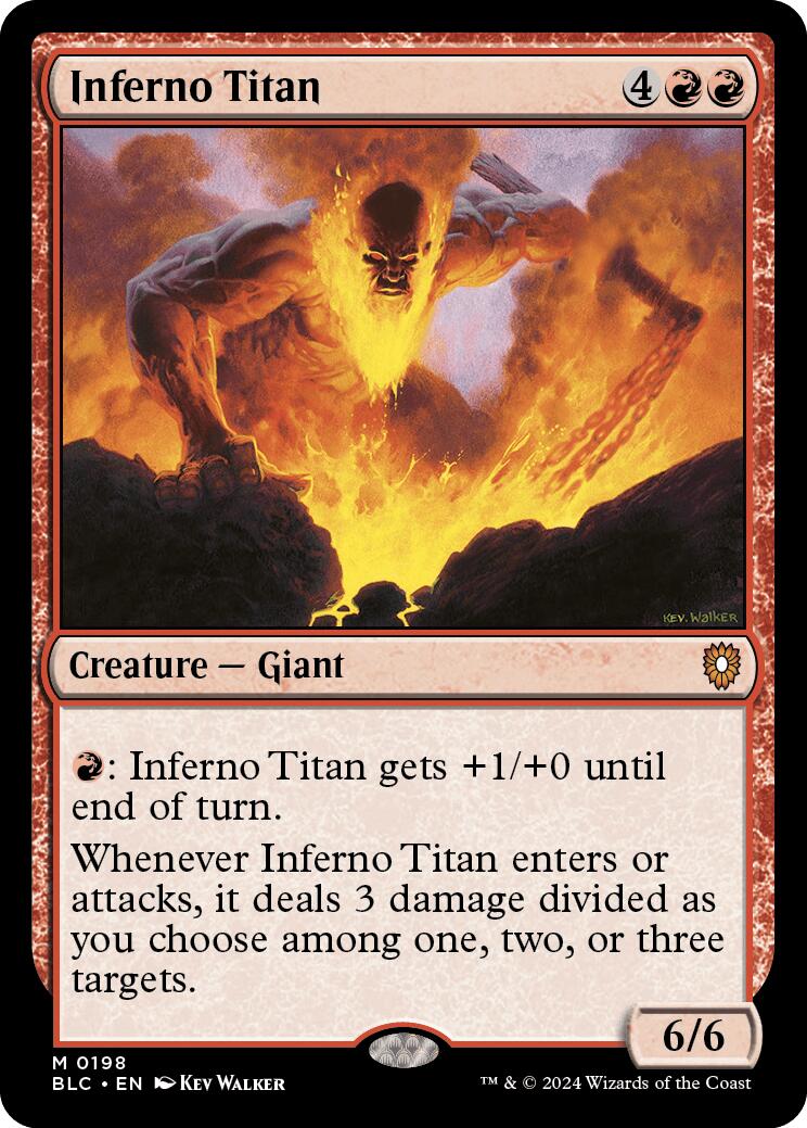 Inferno Titan [Bloomburrow Commander] | Exor Games Summserside