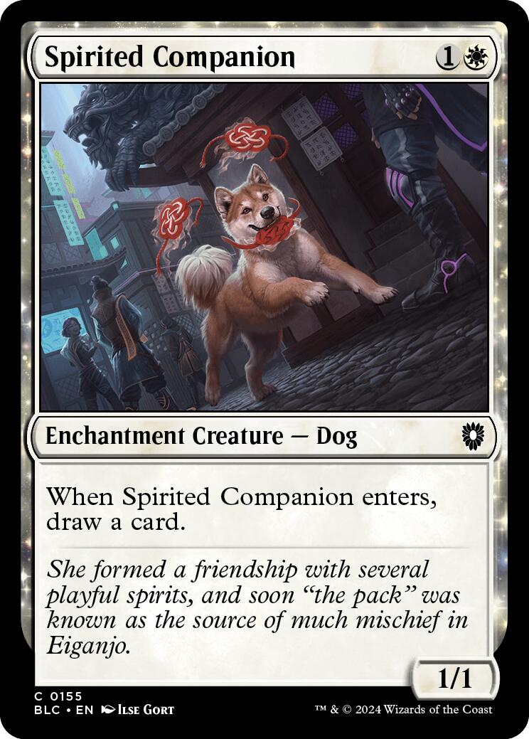 Spirited Companion [Bloomburrow Commander] | Exor Games Summserside